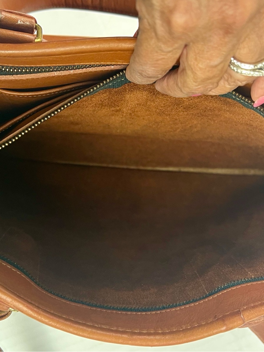 Vintage Coach British Tan Tote Bag Made in New York City USA - Picture 16 of 16